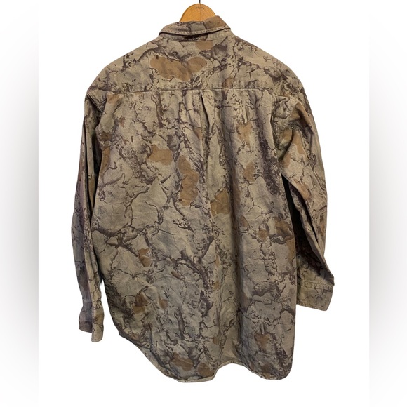 Vintage Natural Gear Camouflage Hunting Shirt Men’s XXL Long Sleeve Button Down - Picture 2 of 3